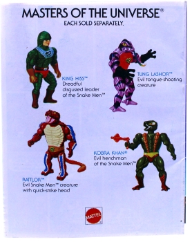 Masters of the Universe Mini-Comic (Figurenbeilage) "King of the Snake Men" von Mattel (einsprachig)